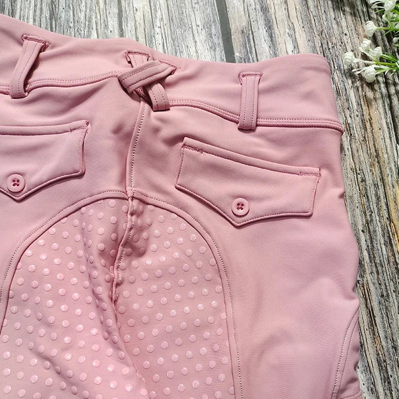 Girls’ Full‑Seat Silicone Equestrian Breeches – Durable, Comfortable & Stylish
