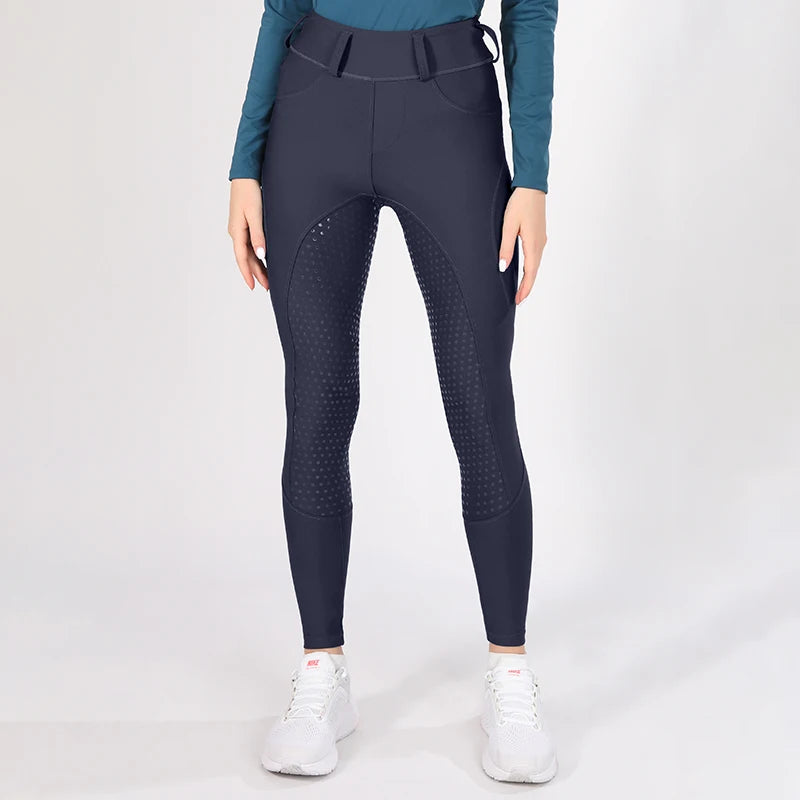 Horse Riding Pants  Women Equestrian  Full Seat Silicone Breeches - Ghoddosh