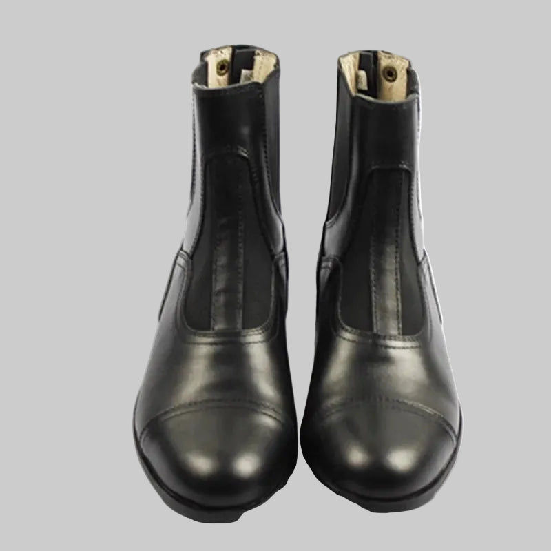 Unisex Equestrian Boots , Cowhide Leather ,Non-Slip, Shock-Absorbing & Breathable Horse Riding  Ankle Boots @ ghoddosh.com