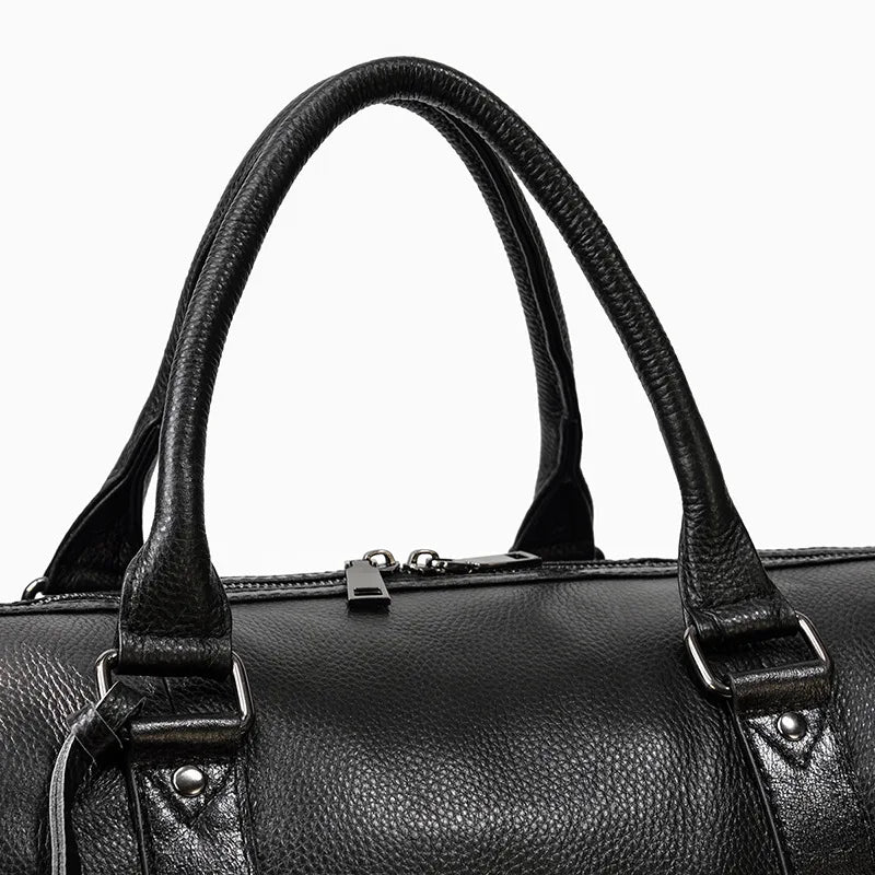Luxury Genuine Leather Men  Women   Cow Leather Bag - Ghoddosh