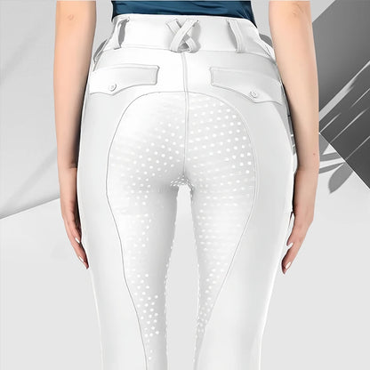Horse Riding Pants  Women Equestrian  Full Seat Silicone Breeches - Ghoddosh