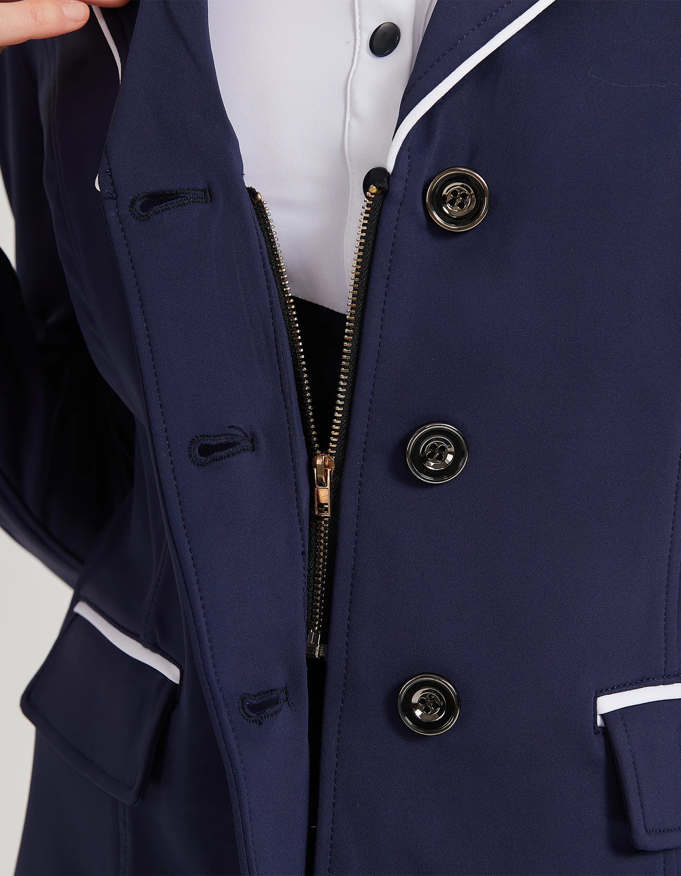 Summer Equestrian Blazer, Ladies Breathable Elastic Equestrian Top , Adult Horse Riding Competition Jacket @ ghoddosh.com