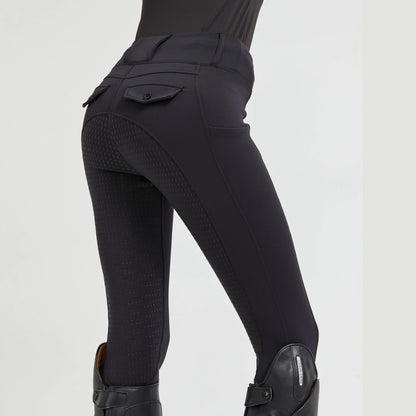 Spring and Autumn Silicone , Horse Riding Pants with Thin Fleece Lining - Ghoddosh