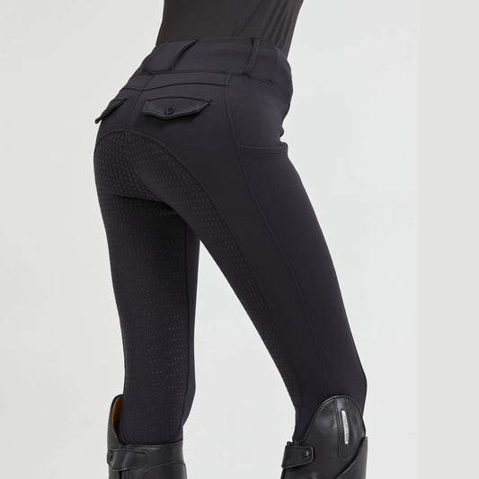 Spring and Autumn Silicone , Horse Riding Pants with Thin Fleece Lining - Ghoddosh