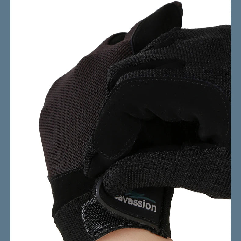 Child Spandex fabric  riding horse  gloves . Ghoddosh