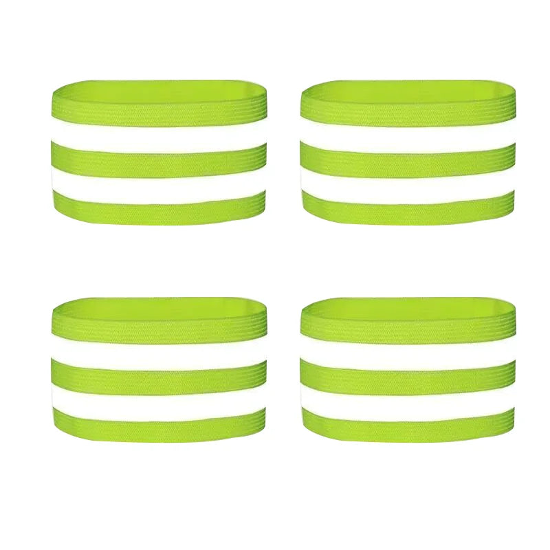 High-Visibility Dual-Color Horse Leg Wraps (4 Pcs) | Enhanced Night Riding & Turnout Safety @ ghoddosh.com