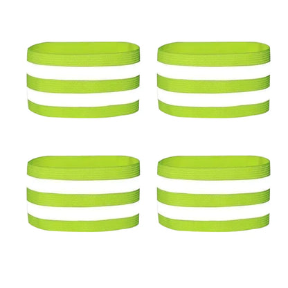 High-Visibility Dual-Color Horse Leg Wraps (4 Pcs) | Enhanced Night Riding & Turnout Safety @ ghoddosh.com