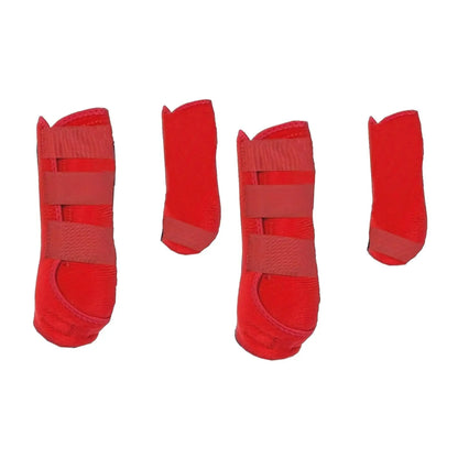 4x Horse Boots  Multifunction Reusable Portable Guard horse Leg Wraps - Ghoddosh