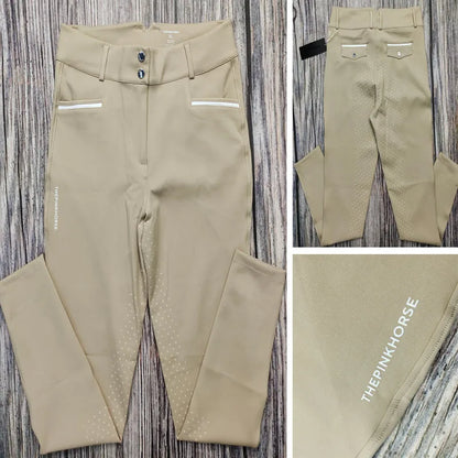 Western Full Seat  Horse Riding Tights with Pocket  - Ghoddosh