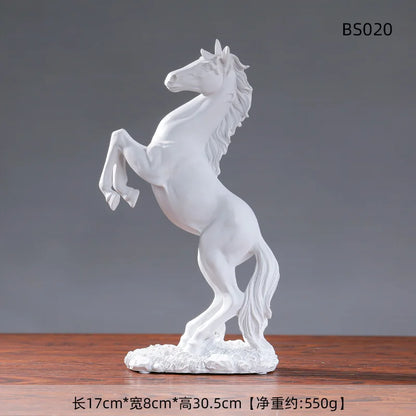 European Style Home Resin Horse Statue, Horsey Decoration @ghoddosh.com