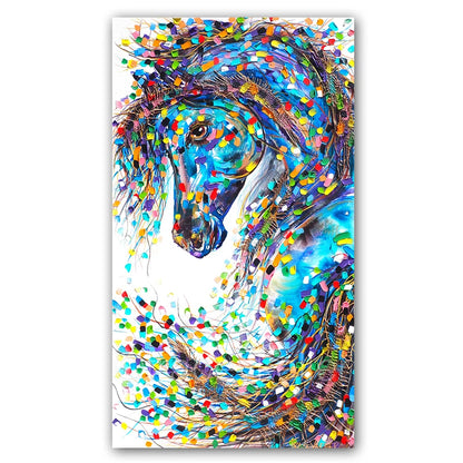 Abstract Art Painting  Horses Canvas Posters Décor