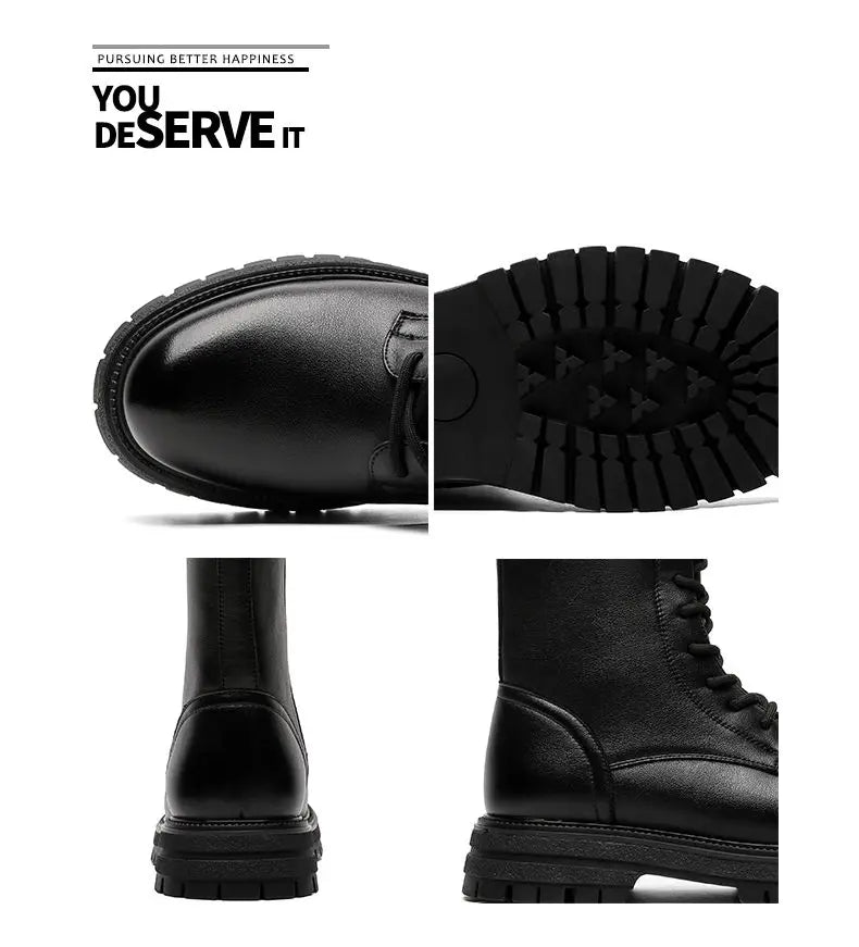 Trendy Thi   Long  Boots - Knee High Leather Boots For Him  @ ghoddsh.com