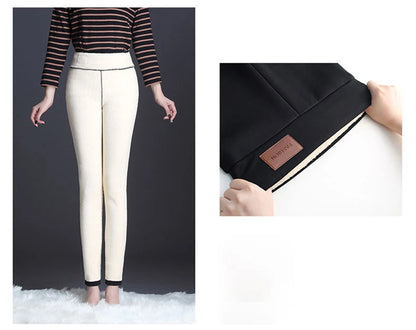 Women Leggings, Seamless High Waist Thick Padded Thermal Tight Riding Pants - ghoddosh.com
