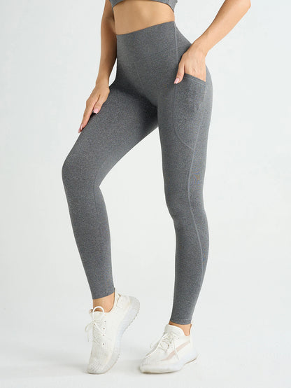 New High Waist Women's Tights With Pockets ,  Push Up  Sportswear Leggings - ghoddosh.com
