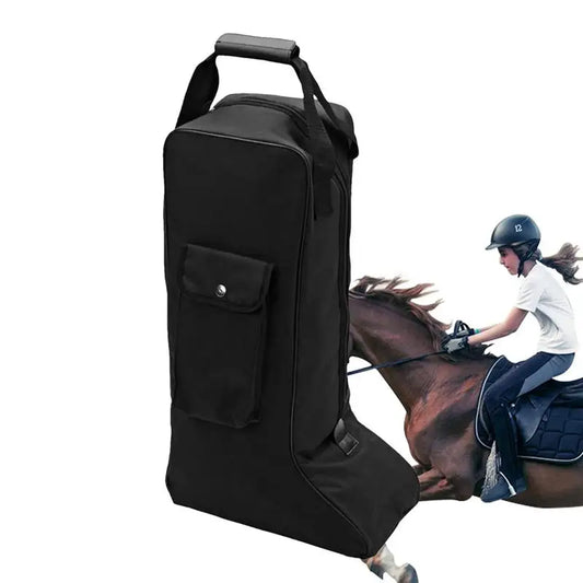 Equestrian Portable Boot Storage Bag Dustproof ,Waterproof  Cloth Riding Boot Bag - Ghoddosh