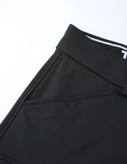 Half-silicone breeches for men; equestrian pants for men; high-elasticity, slim-fit, quick-drying - Ghoddosh
