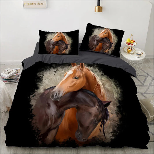 European Style Luxury 3D King Double Bedding Set  Linen Comfortable Duvet Set @ ghoddosh.com