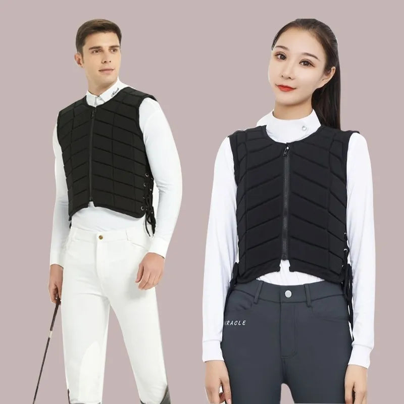 Thickened Equestrian Protective Vest – Safety Riding Armor for Kids & Adults

