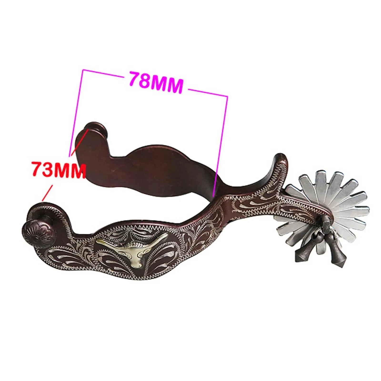 Equestrian / Horse Riding Anti Rust Western Style Spurs