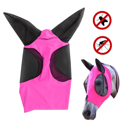 details of Anti-Mosquito Horse Full Face Protection /  Anti-Worms Mesh Mask with Nasal Cover @ ghoddosh.com