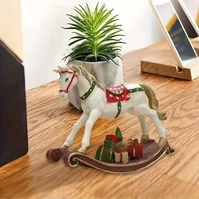 New Christmas Tree Accessories - Red Resin Retro Painted Trojan Horse  Ornaments @ghoddosh.com
