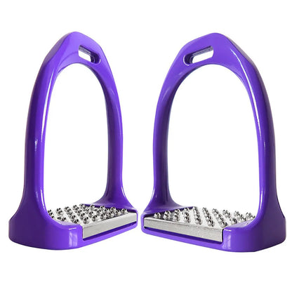 1prs Aluminum with painting Horse Riding Saddle Stirrup Safety Riding Protection Saddle Knee Ankle Stress Pain Horse equipment