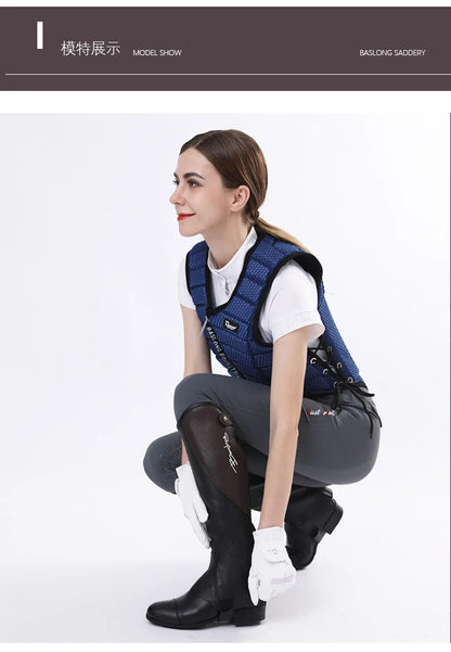 High Quality Half Chaps Full Soft Cow Leather Splicing Horse Riding leg  Protector For Unisex