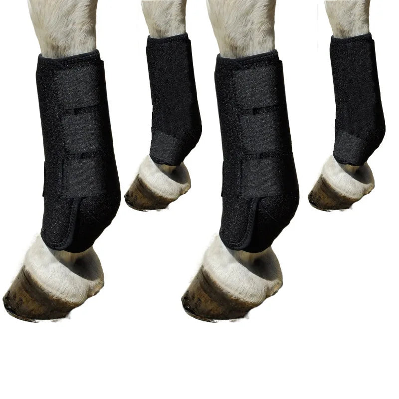 Shock-Absorbing Horse Legging Boots – Soft, Anti-Collision Equestrian Protective Gear
