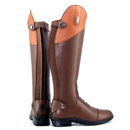 Genuine Leather Professional Equestrian Boots /Horse Riding Cowhide Long Boots
