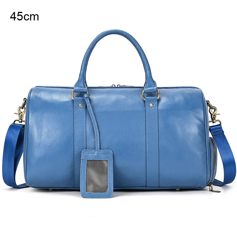 Luxury Genuine cow Leather Equipment Travel Bag - Ghoddosh 