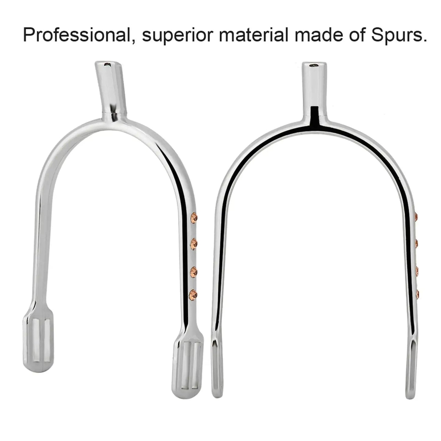 Equestrian / Horse Riding  Girls' Chrome Plated Spurs