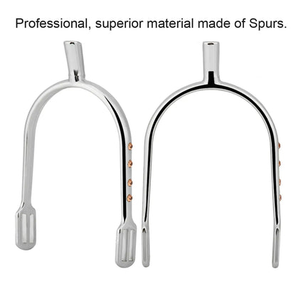 Equestrian / Horse Riding  Girls' Chrome Plated Spurs