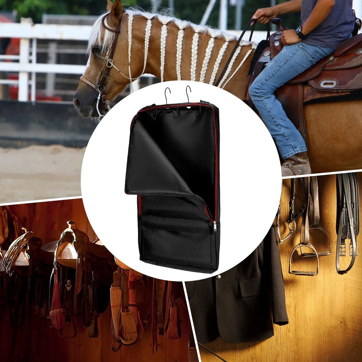 Bridle Bag for Horses with Hooks @ ghoddosh.com