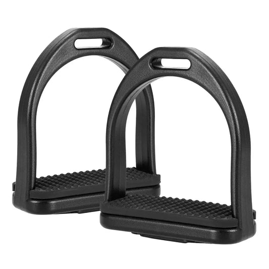 Horse Riding Plastic  Stirrups  - 2 Pieces  of Lightweight Equestrian Safety Equipment . Ghoddosh