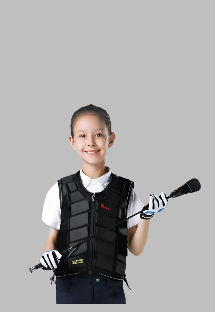 Horse Riding Safety Vest Thick but Breathable . Ghoddosh