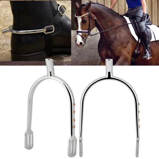 Equestrian / Horse Riding  Girls' Chrome Plated Spurs