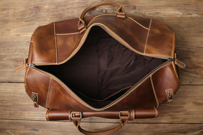 Vintage Genuine Leather Men's Equipment  Bag - Ghoddosh