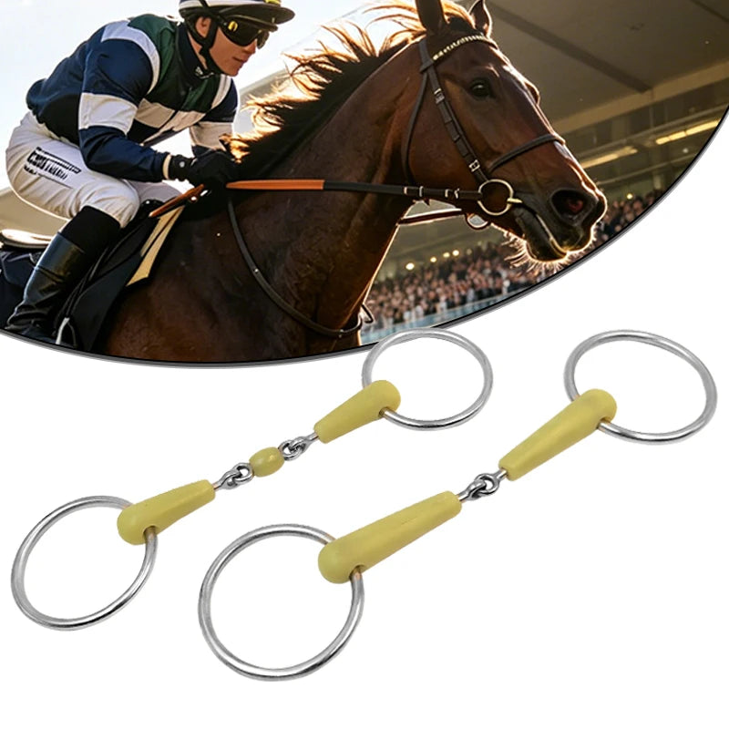 Premium Apple Scented Snaffle Bit for Horses – Equine Training Gear @ ghoddosh.com