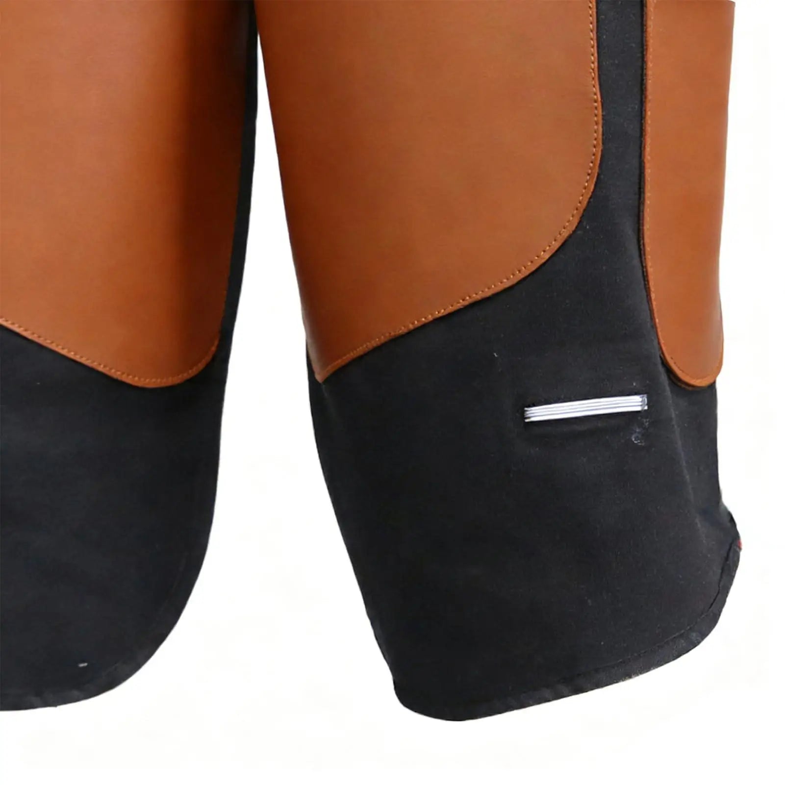 Farrier Apron Pants for Men Heavy Duty Protective Gear with Knee Braces & Adjustable Shoulder Straps  Artificial Leather Equine Care Chaps @ ghoddosh.com