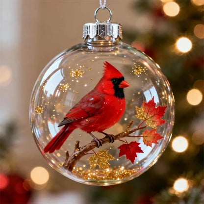 Nature's Birds Clear Christmas Ornament, Hummingbird Christmas Tree Ornaments @ghoddosh.com