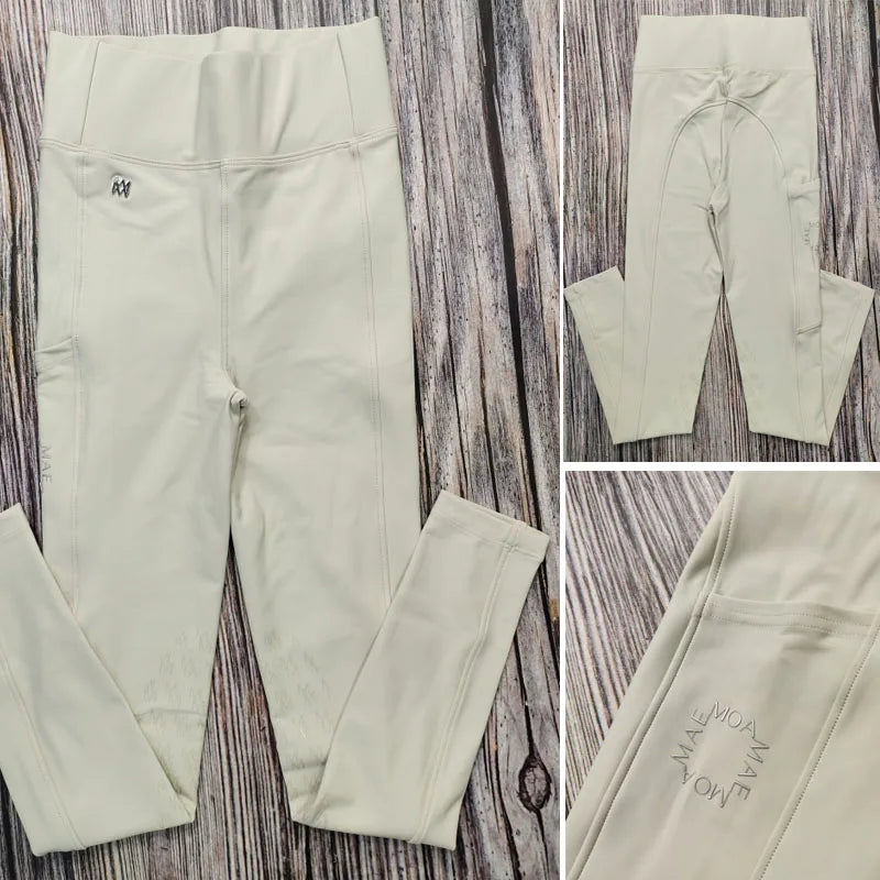 Western Full Seat  Horse Riding Tights with Pocket  - Ghoddosh