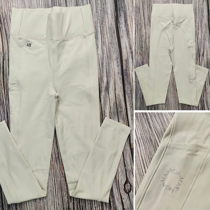 Western Full Seat  Horse Riding Tights with Pocket  - Ghoddosh