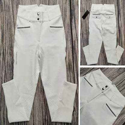 Western Full Seat  Horse Riding Tights with Pocket  - Ghoddosh