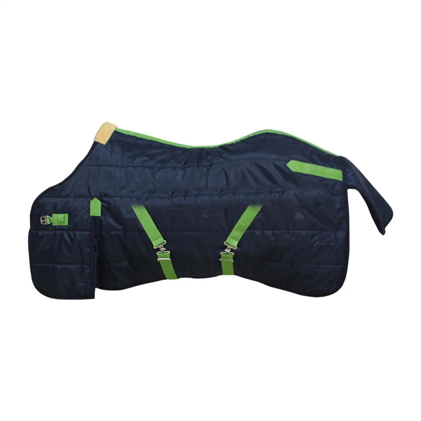 Waterproof Oxford Turnout Horse Rug with Tail & Neck Sheet – Windproof Winter Blanket

