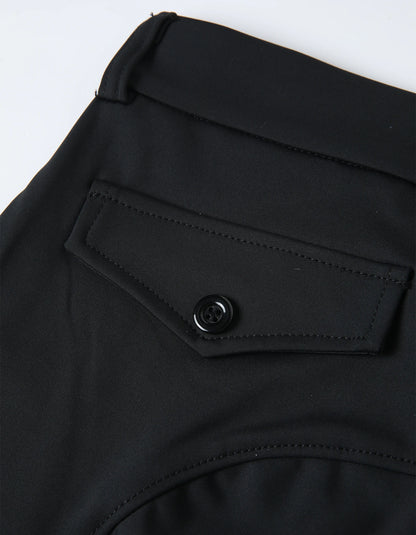 Half-silicone breeches for men; equestrian pants for men; high-elasticity, slim-fit, quick-drying - Ghoddosh