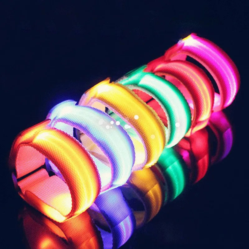 4 pcs set led  Lighting Horse Leg Safety Belt