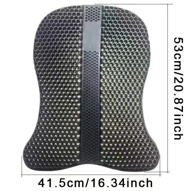 Anti-Slip Honeycomb Silicone Saddle Pad  Breathable Shock-Absorbing Horse Cushion @ ghoddosh.com