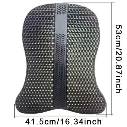 Anti-Slip Honeycomb Silicone Saddle Pad  Breathable Shock-Absorbing Horse Cushion @ ghoddosh.com