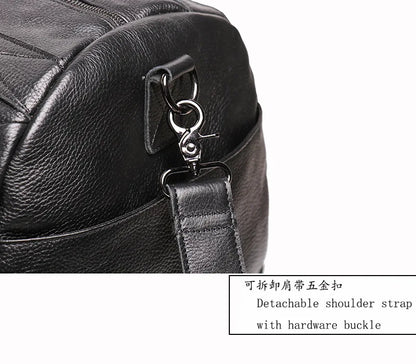 Men's Genuine Leather Handheld Bag, - Ghoddosh