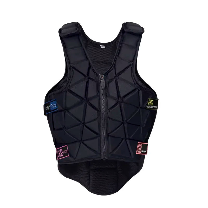Equestrian Armor for Adults, Protective Vest, High-thickness, Shock-absorbing Layer, Safety Insurance . Ghoddosh